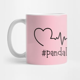 Panda Bear In A Heartbeat Mug